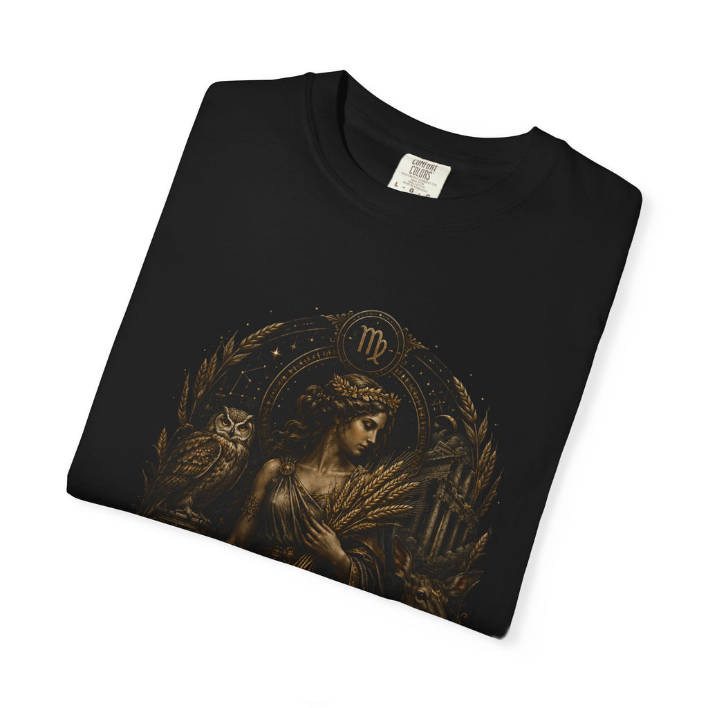 Virgo Goddess Illustration T-Shirt | Zodiac Virgo Shirt