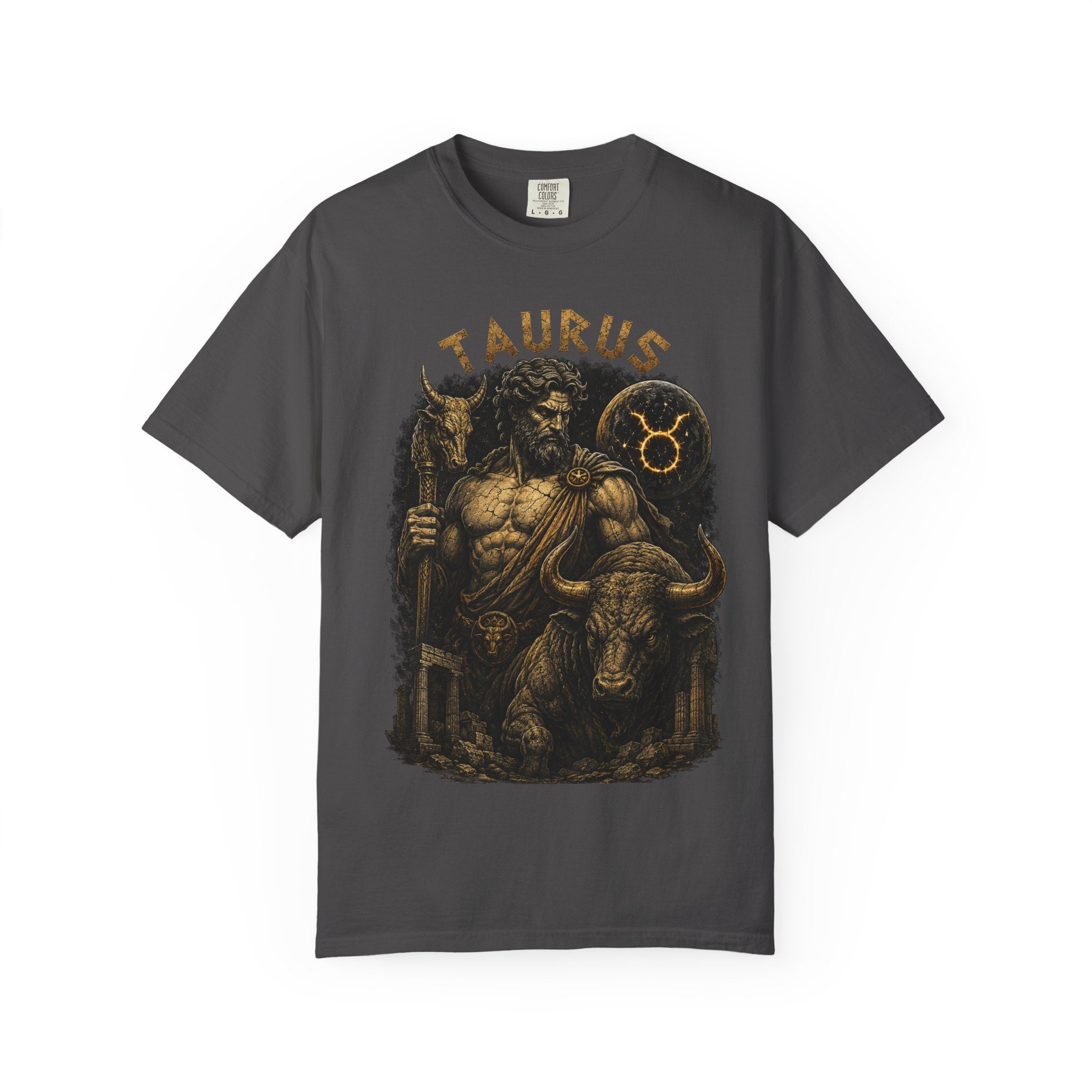 Taurus Bull Zodiac shirt | Mythic Taurus illustration tee