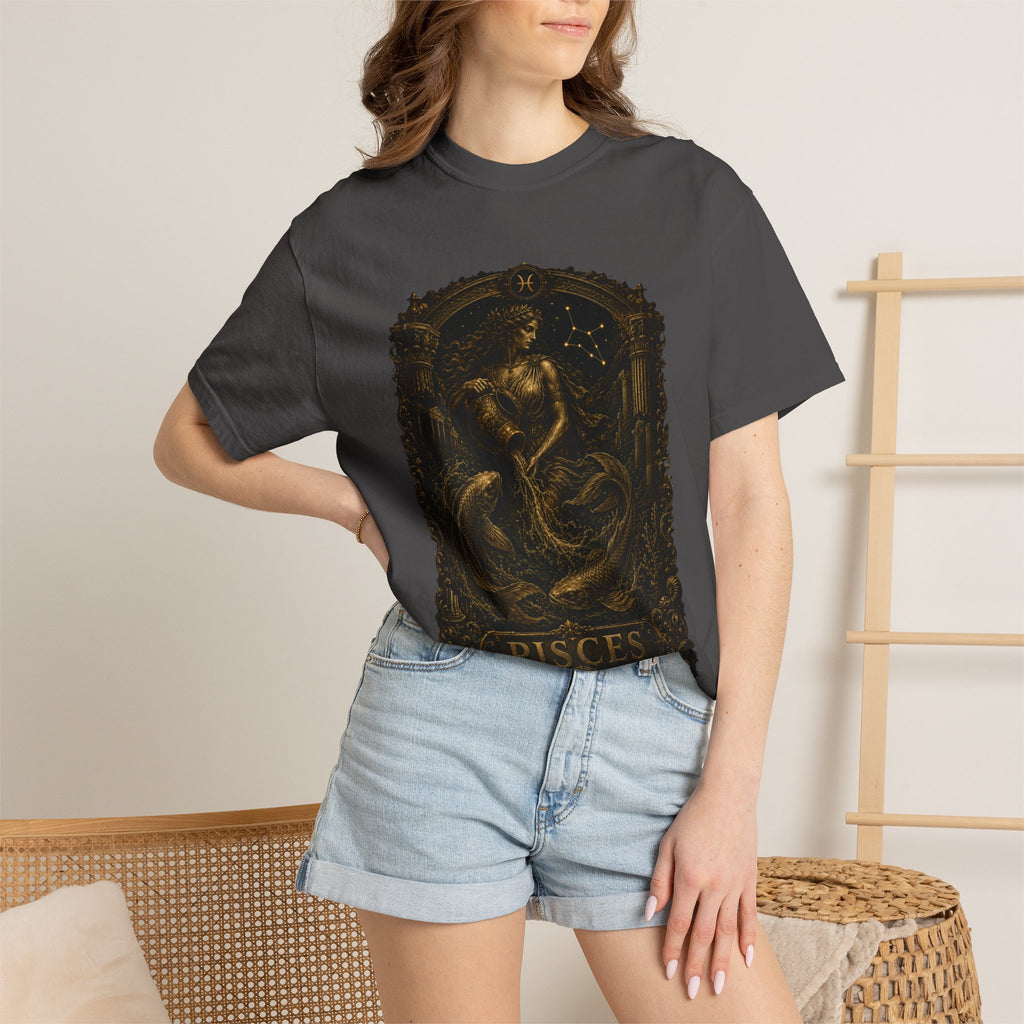 Pisces Zodiac Mermaid T-Shirt | Astrological Sign Graphic Tee