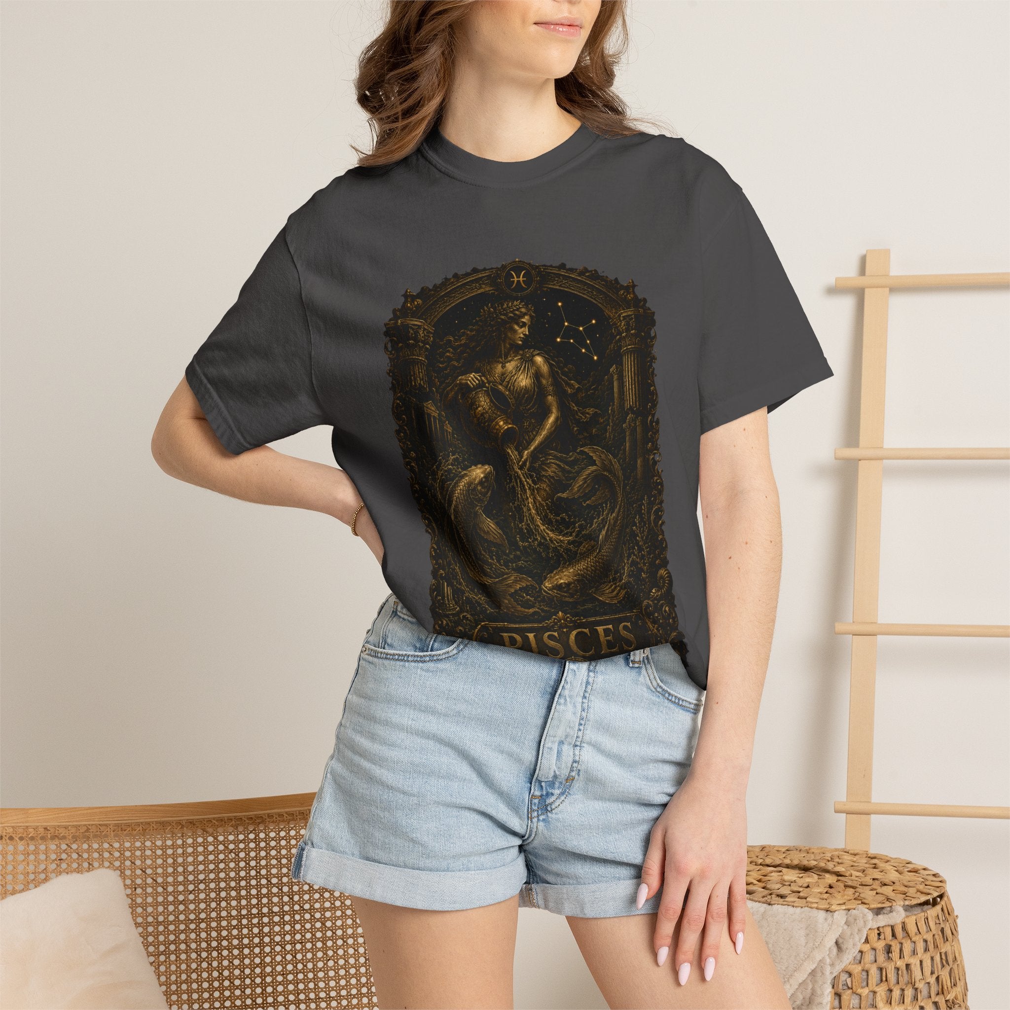 Pisces Zodiac Mermaid T-Shirt | Astrological Sign Graphic Tee