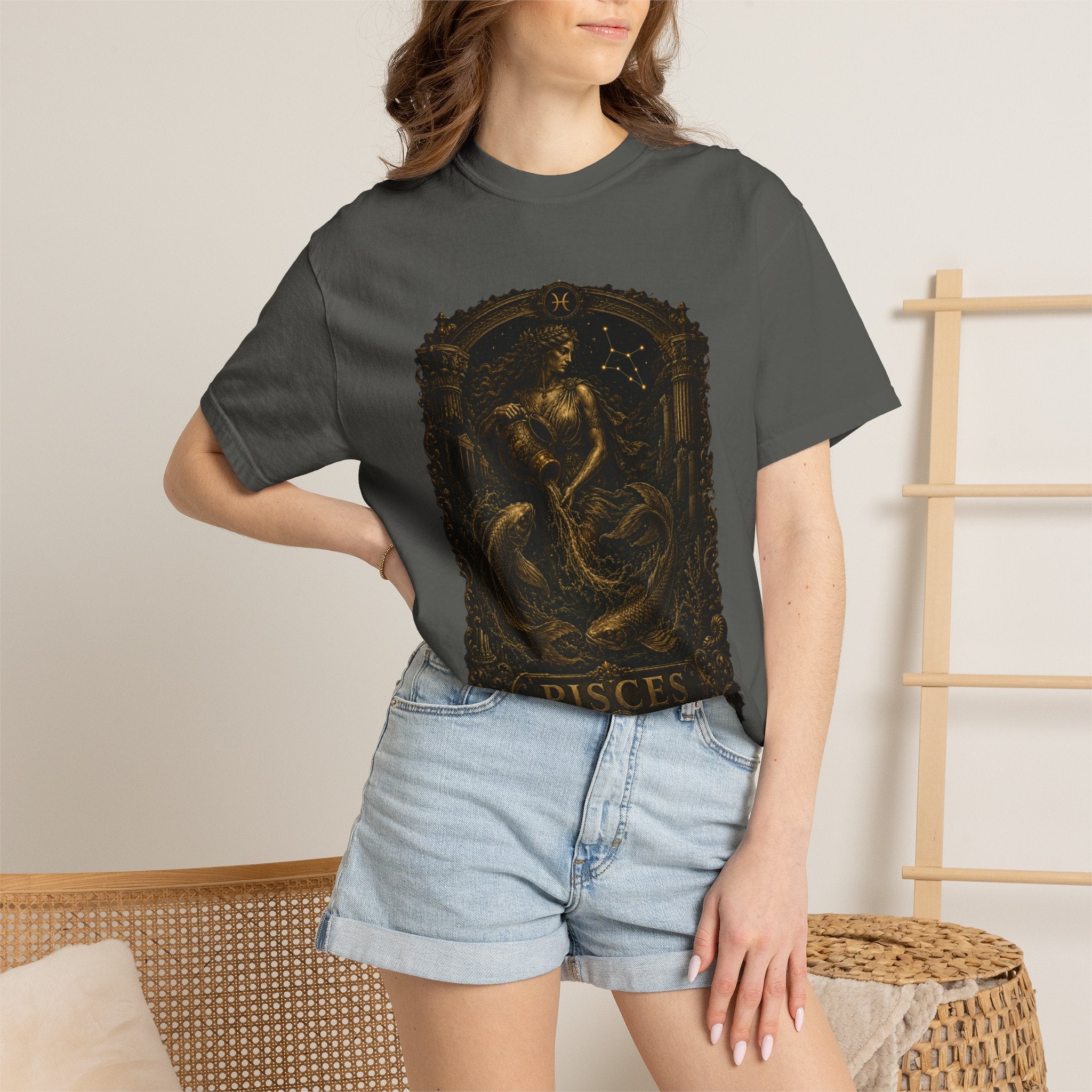 Pisces Zodiac Mermaid T-Shirt | Astrological Sign Graphic Tee