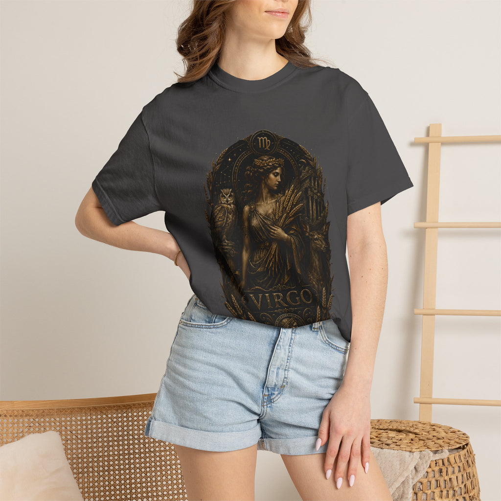 Virgo Goddess Illustration T-Shirt | Zodiac Virgo Shirt