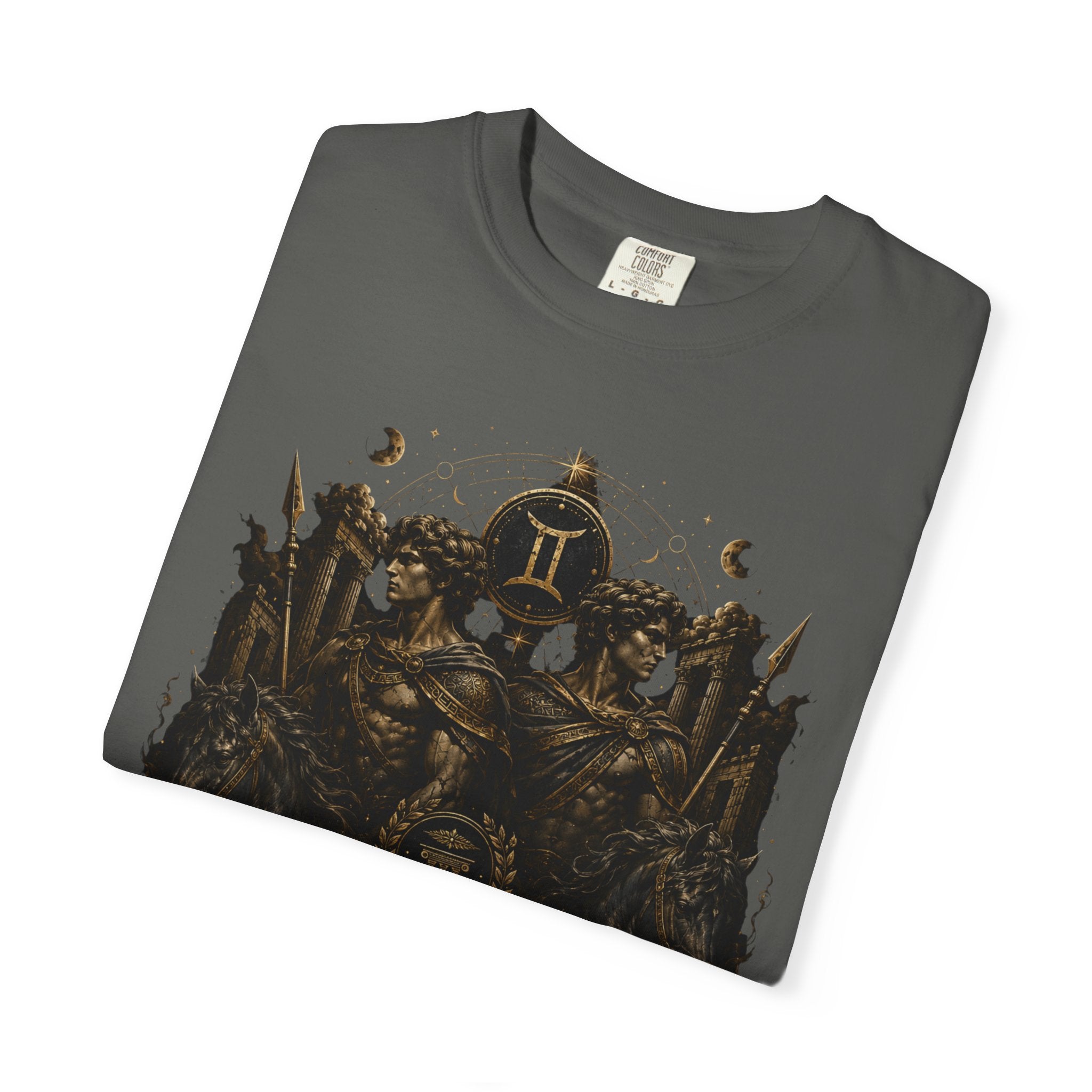 Gemini Zodiac Crest T-Shirt | Astrological Twins Tee