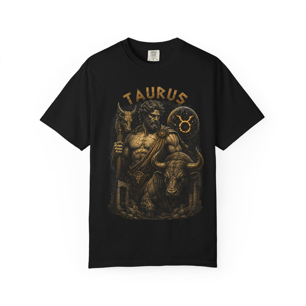 Taurus Bull Zodiac shirt | Mythic Taurus illustration tee