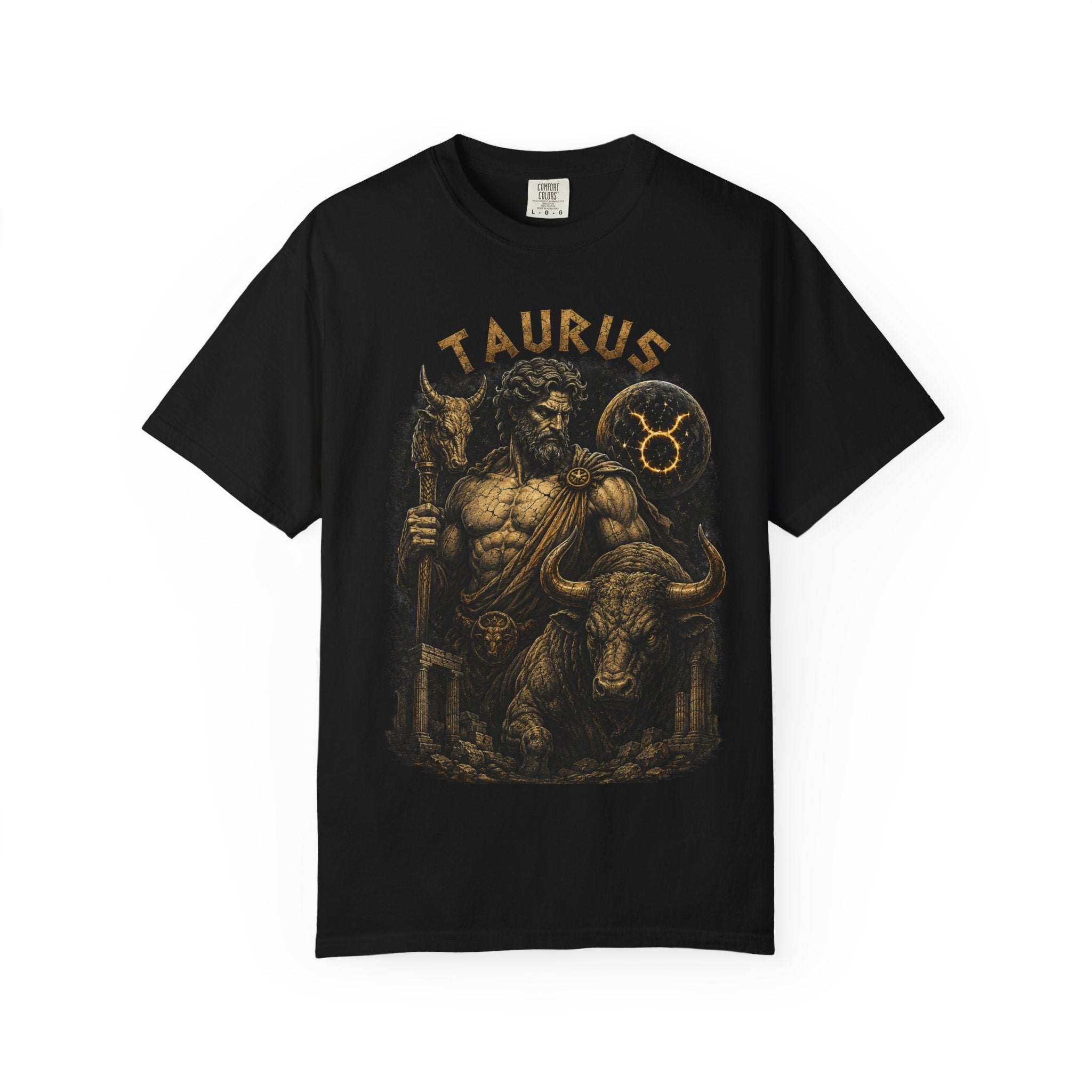 Taurus Bull Zodiac shirt | Mythic Taurus illustration tee