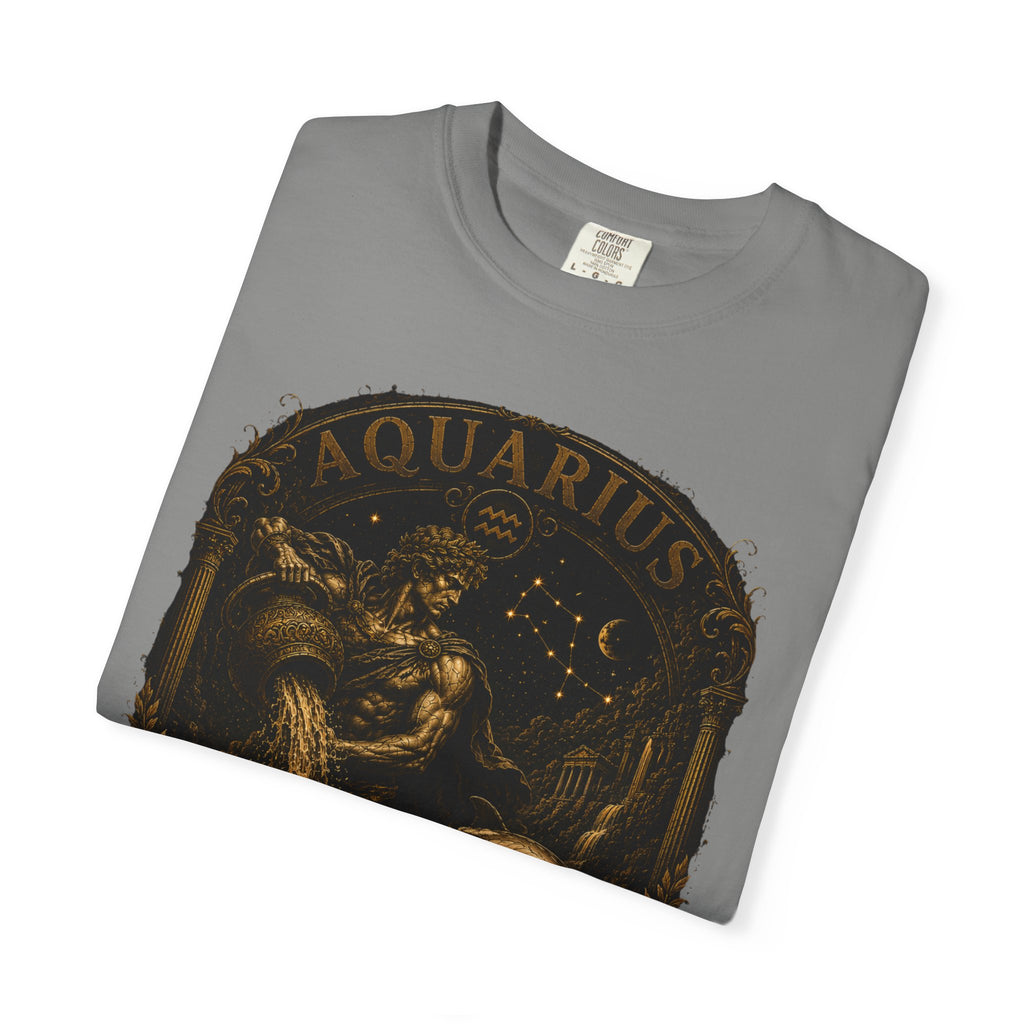 Aquarius Zodiac Water Bearer T-Shirt | Astrological Constellation Tee