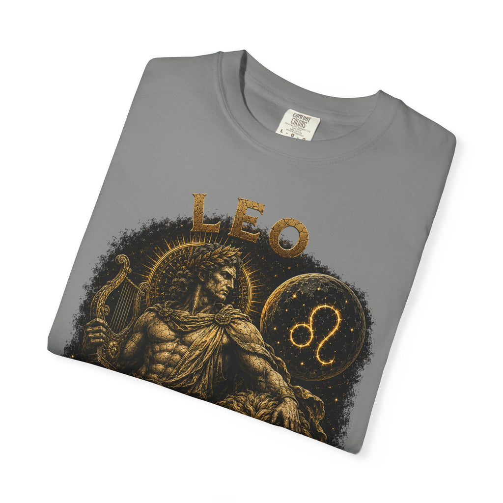 Leo Zodiac Lion Illustration T-shirt | Astrological Sign Tee