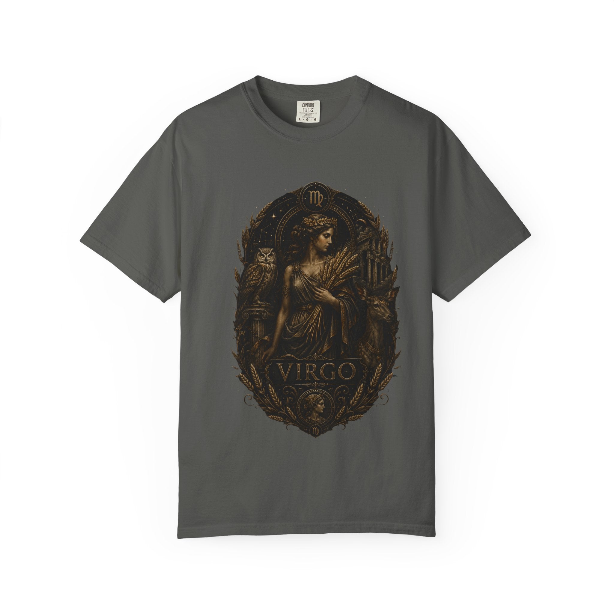Virgo Goddess Illustration T-Shirt | Zodiac Virgo Shirt