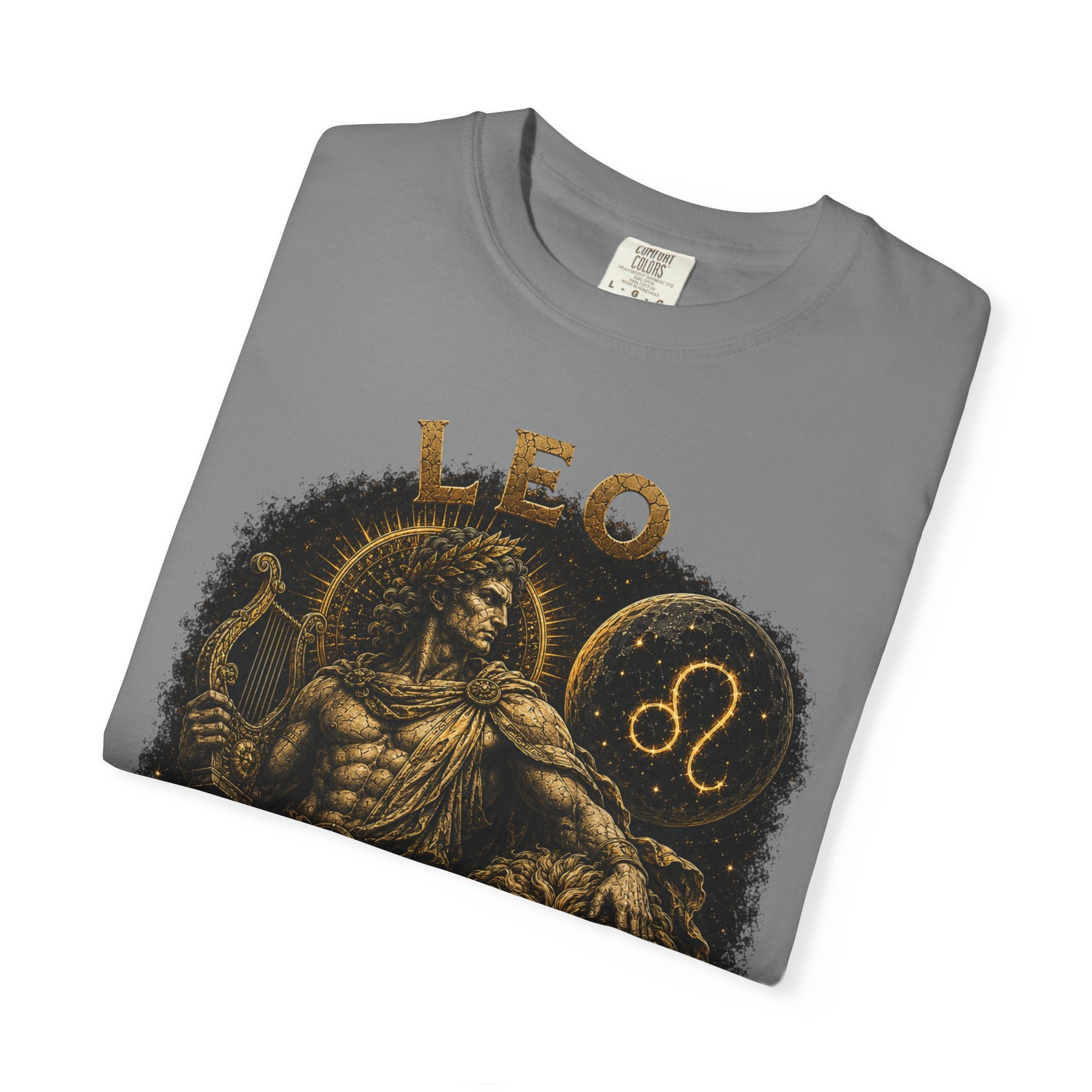Leo Zodiac Lion Illustration T-shirt | Astrological Sign Tee