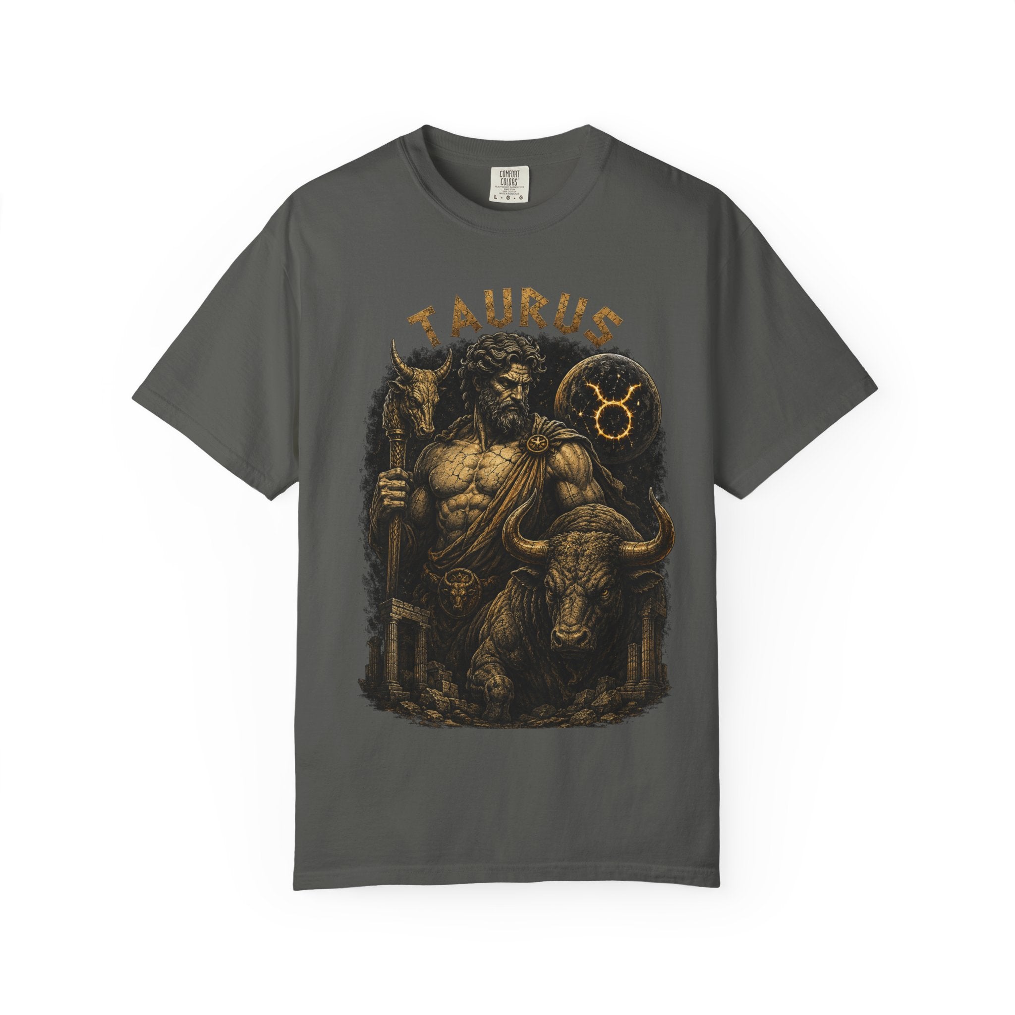 Taurus Bull Zodiac shirt | Mythic Taurus illustration tee