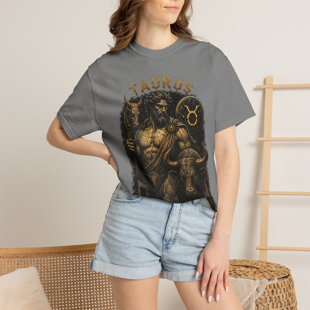 Taurus Bull Zodiac shirt | Mythic Taurus illustration tee