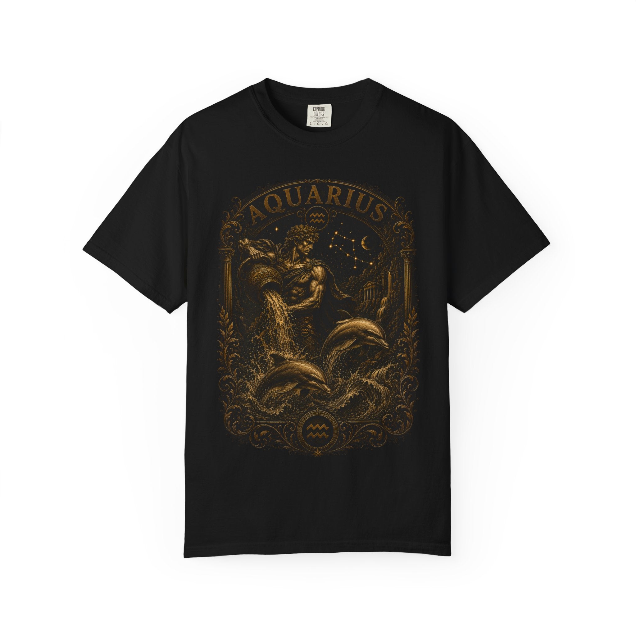 Aquarius Zodiac Water Bearer T-Shirt | Astrological Constellation Tee