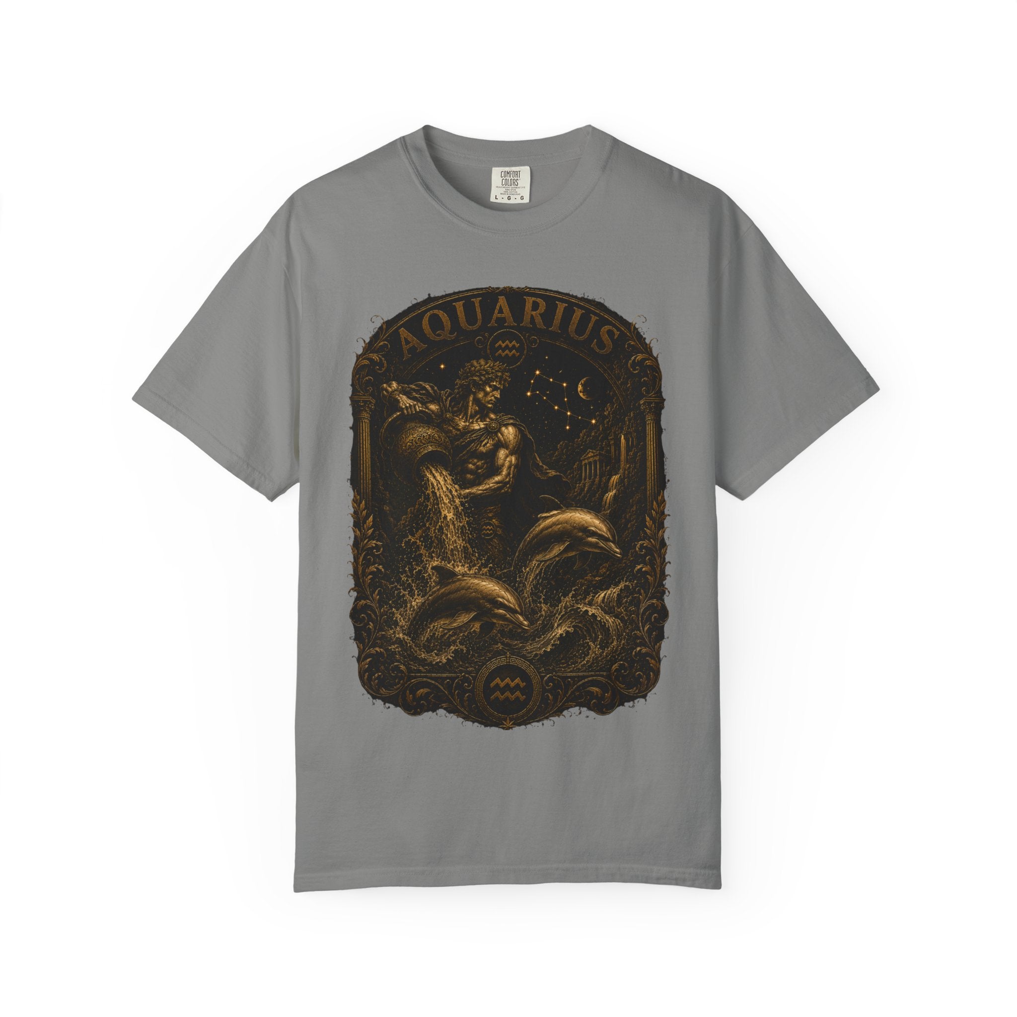 Aquarius Zodiac Water Bearer T-Shirt | Astrological Constellation Tee