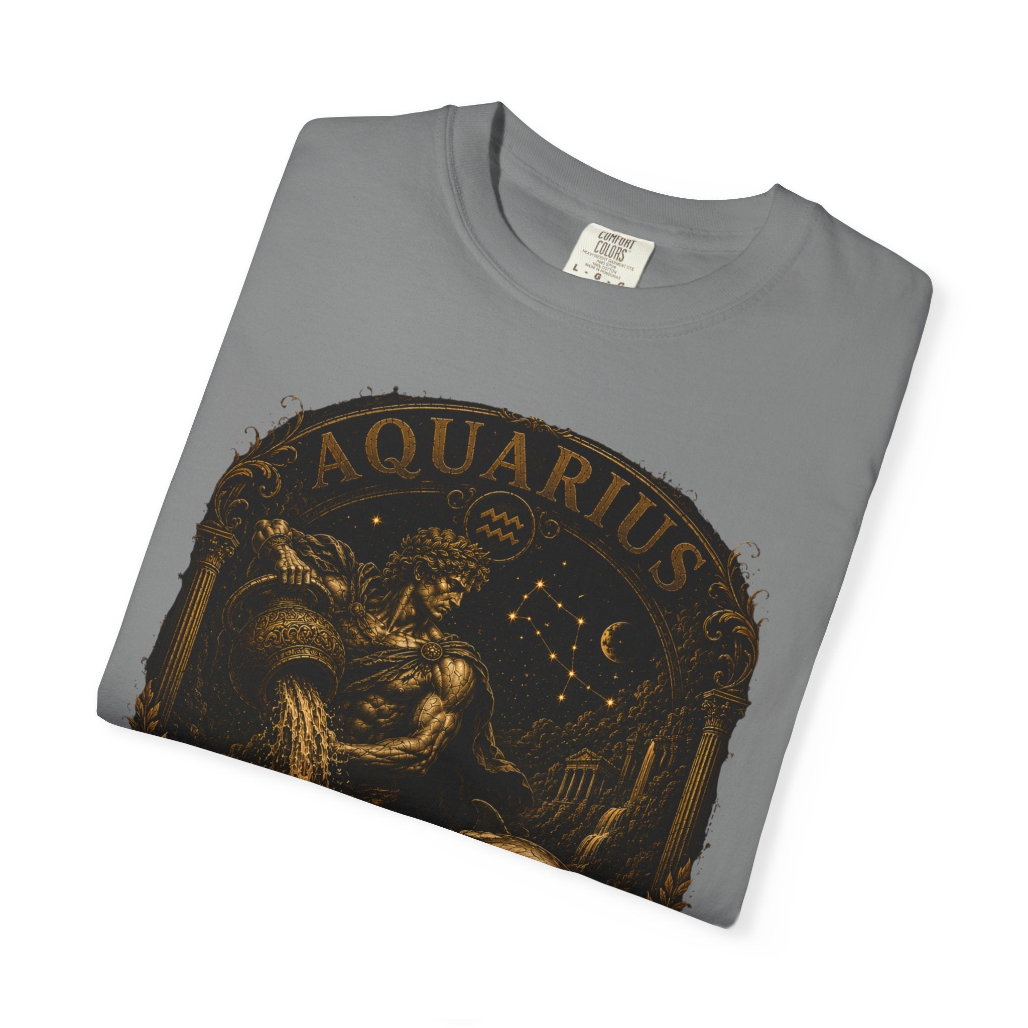 Aquarius Zodiac Water Bearer T-Shirt | Astrological Constellation Tee