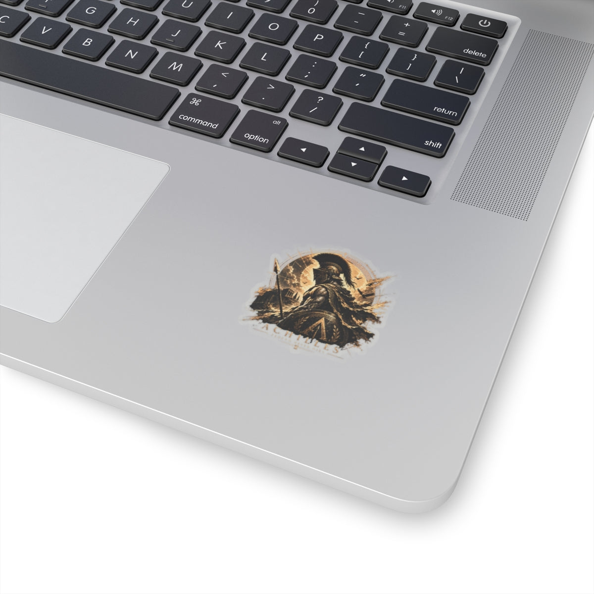 Achilles Warrior Helmet sticker | Kiss-Cut Sticker, Mythology Spartan Design