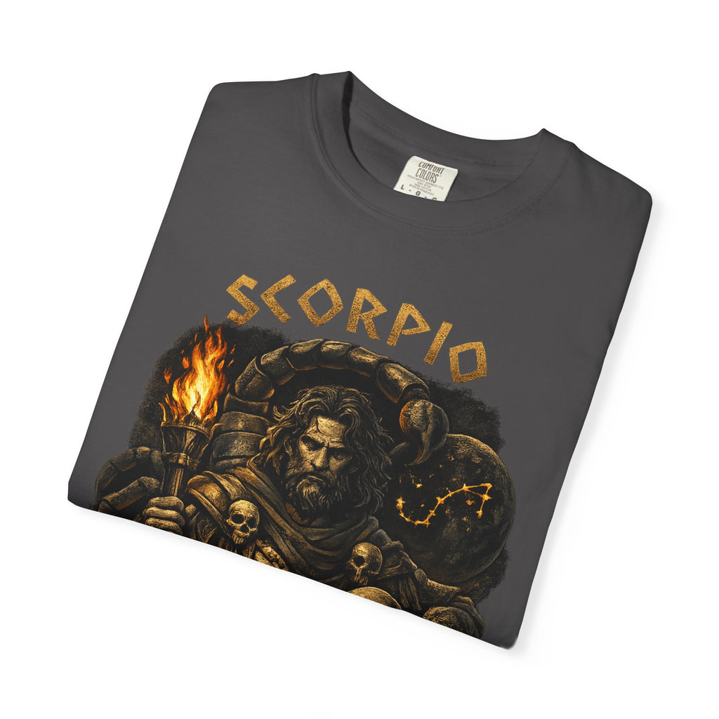 Scorpio Warrior Illustration T-shirt | Zodiac Scorpion Design