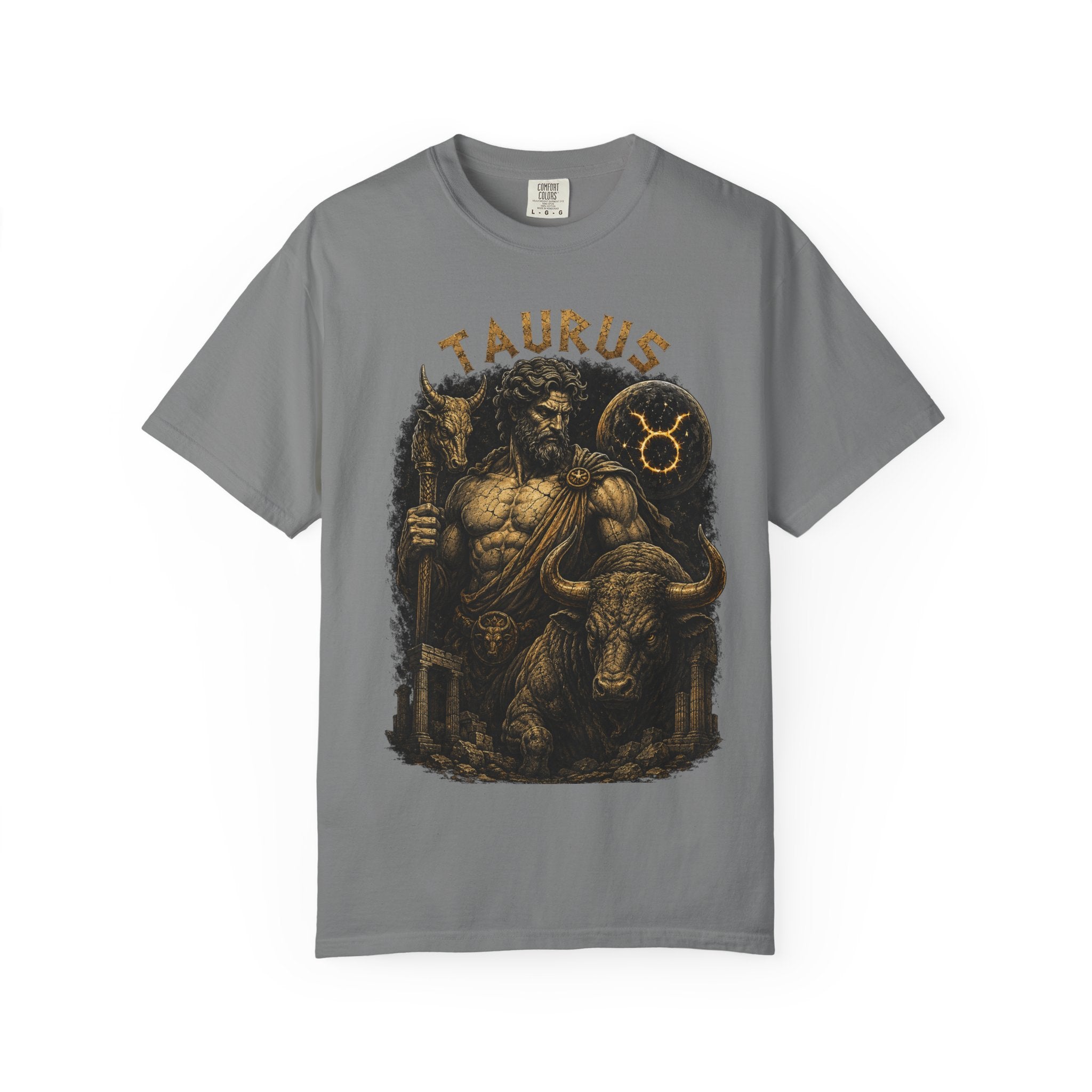 Taurus Bull Zodiac shirt | Mythic Taurus illustration tee