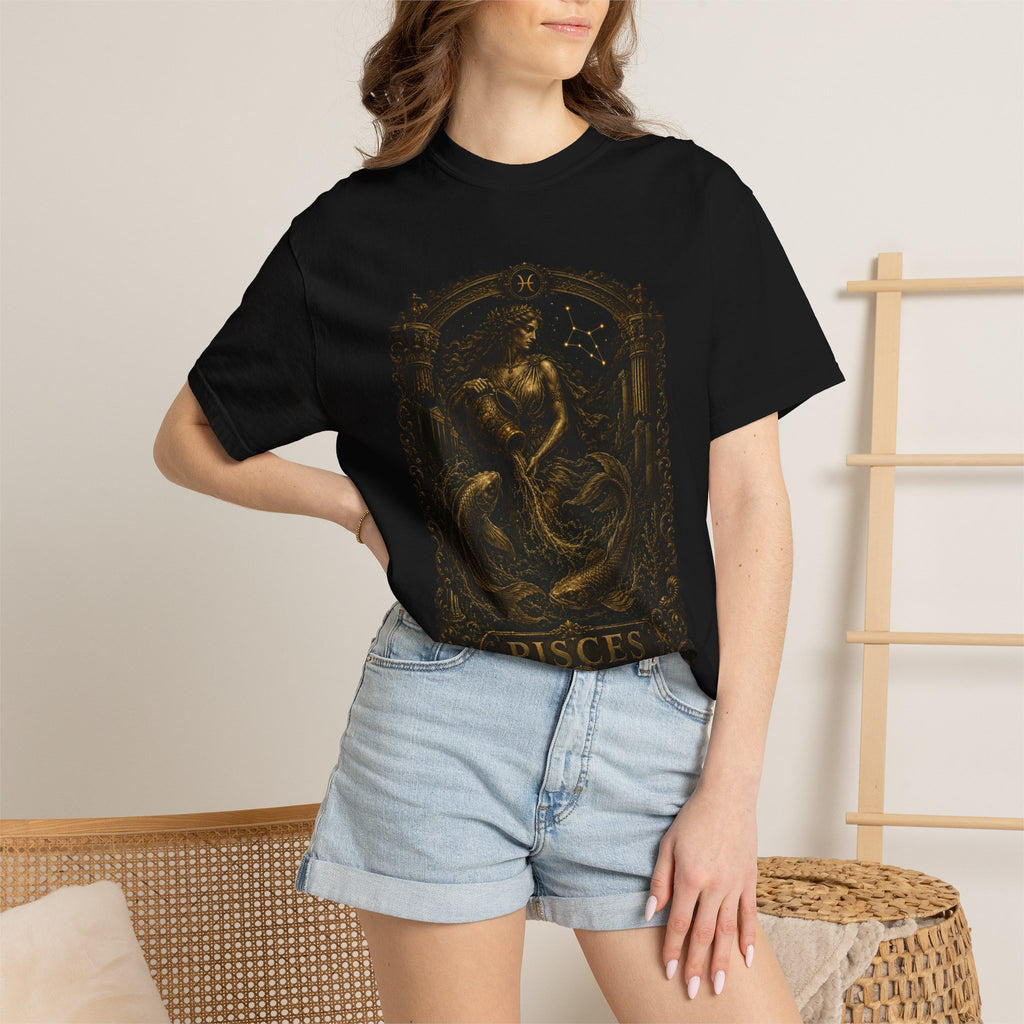 Pisces Zodiac Mermaid T-Shirt | Astrological Sign Graphic Tee