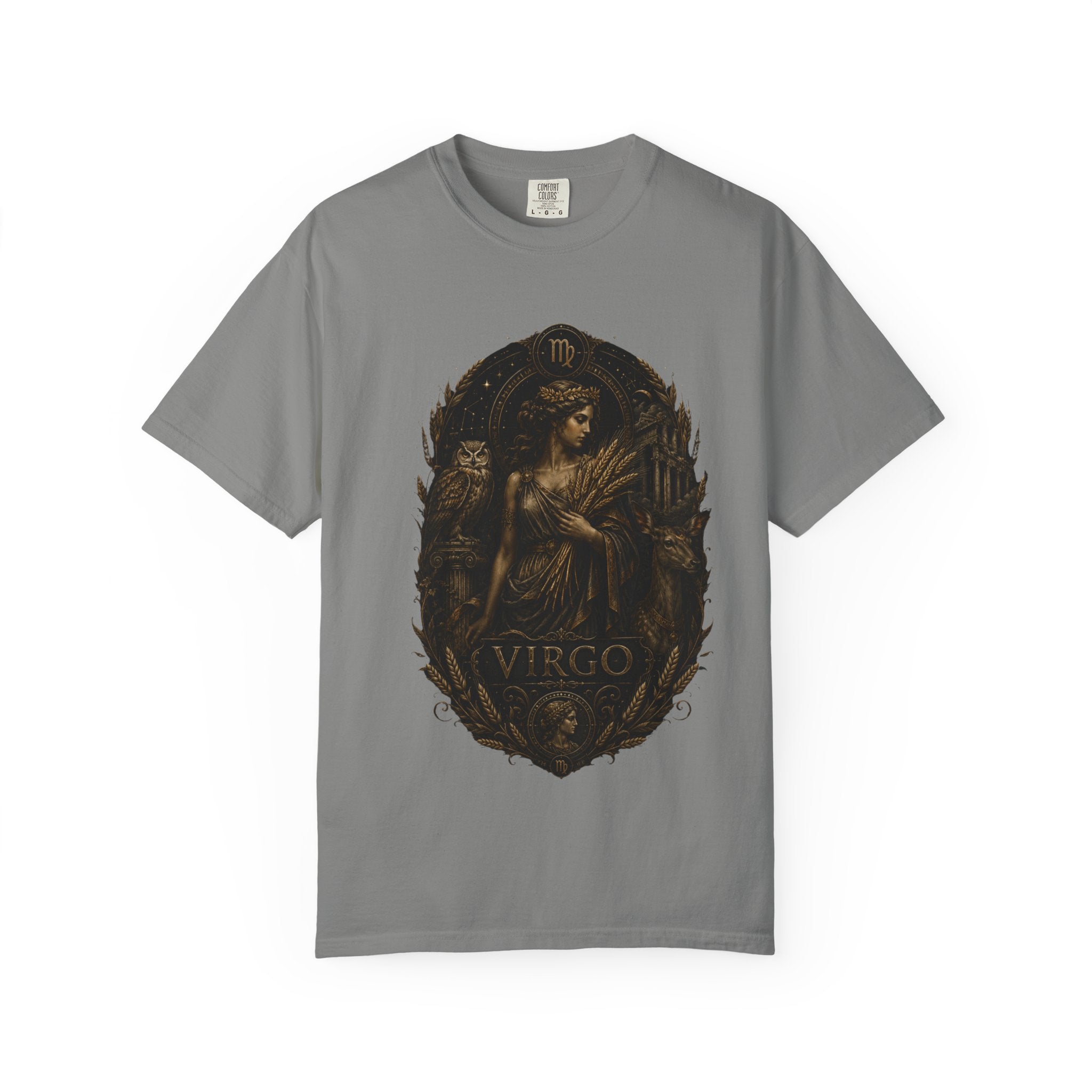 Virgo Goddess Illustration T-Shirt | Zodiac Virgo Shirt
