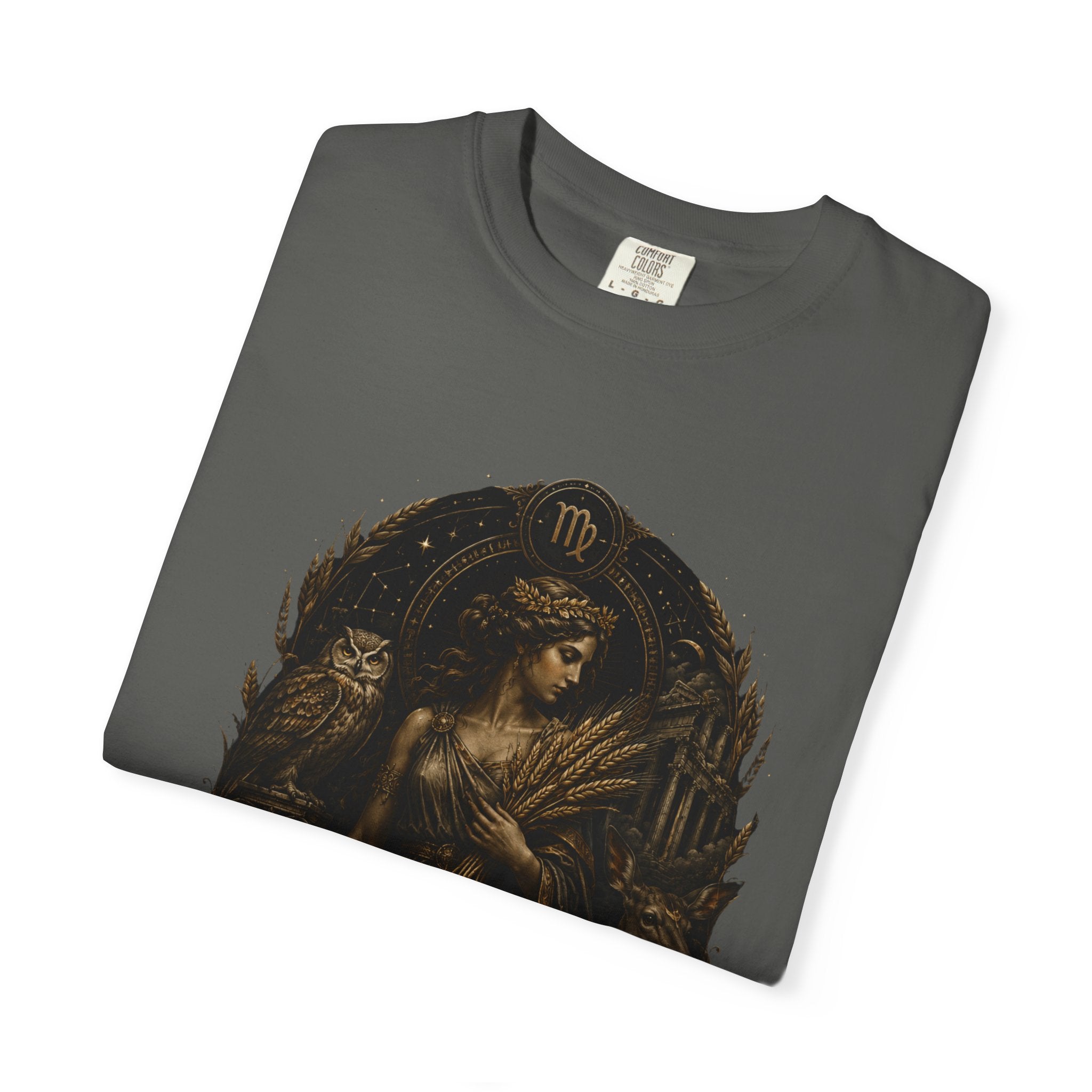 Virgo Goddess Illustration T-Shirt | Zodiac Virgo Shirt