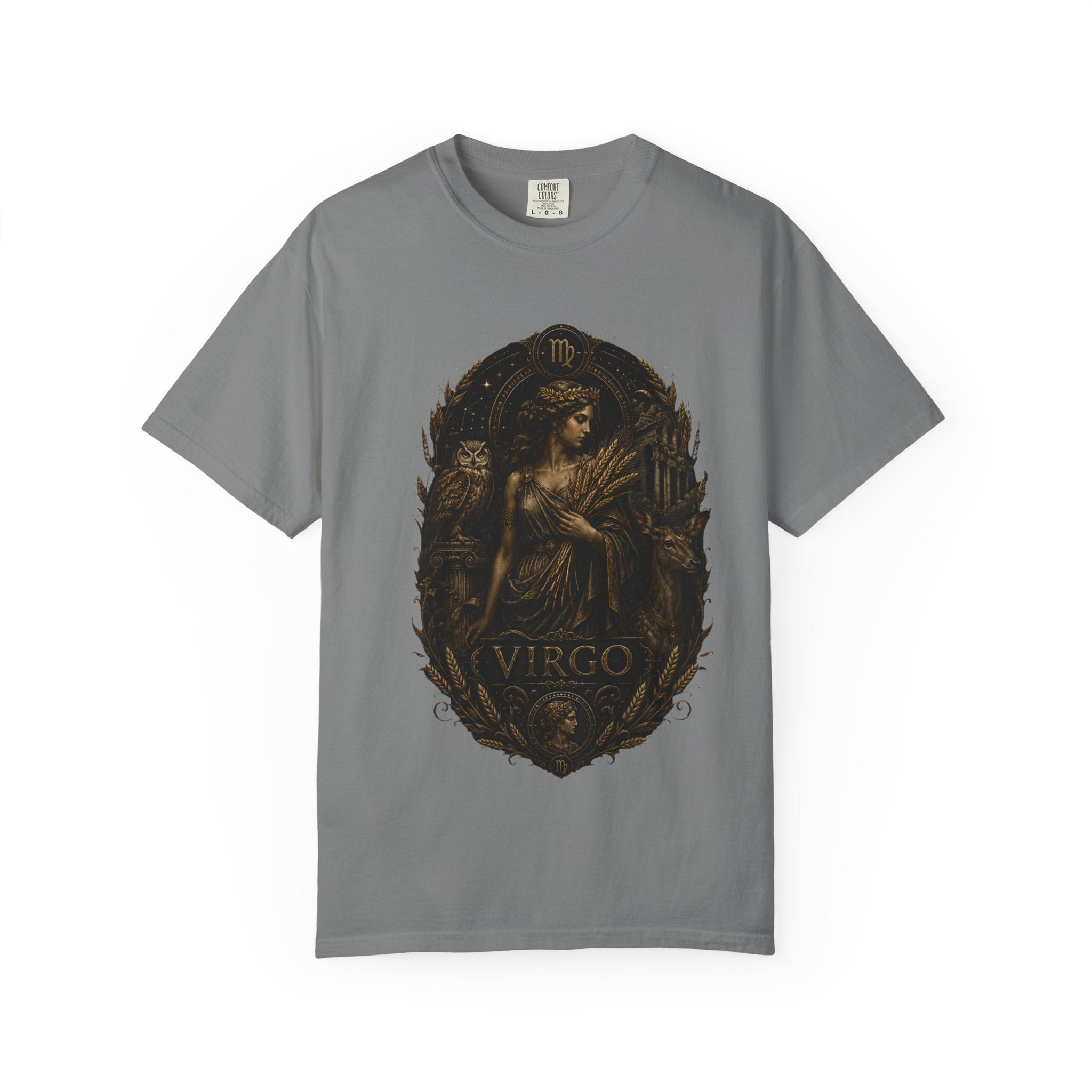 Virgo Goddess Illustration T-Shirt | Zodiac Virgo Shirt