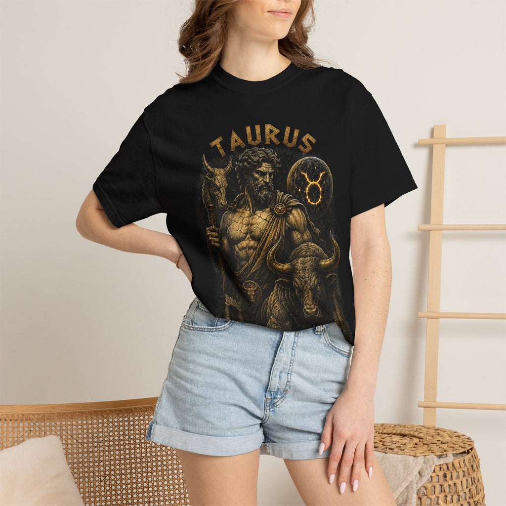 Taurus Bull Zodiac shirt | Mythic Taurus illustration tee