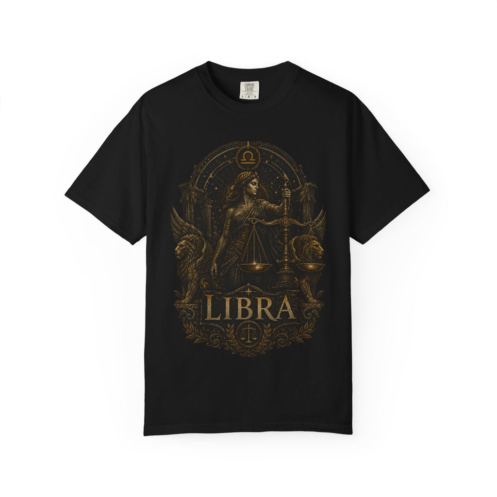 Libra Zodiac Scales T-Shirt | Astrological Sign Tee