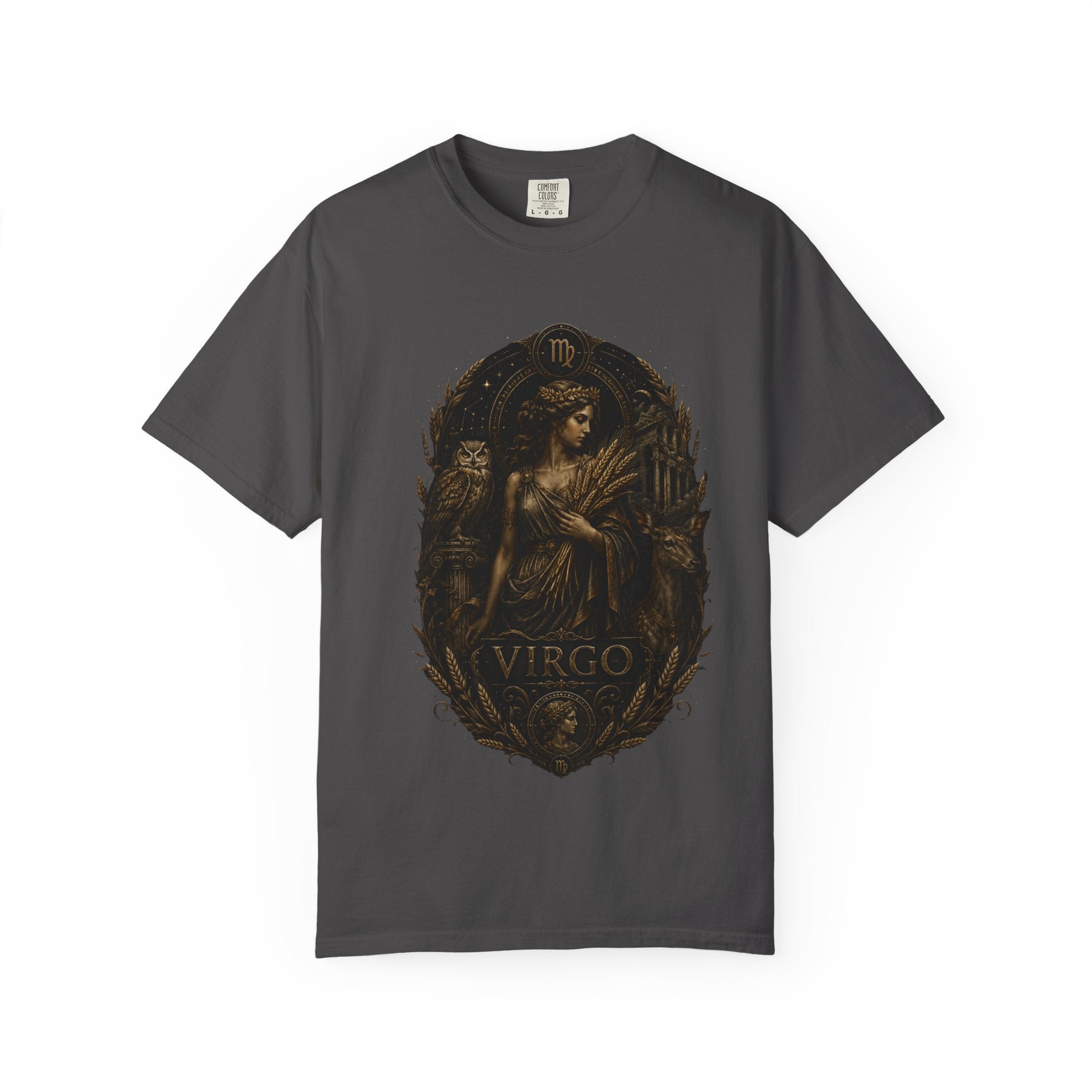 Virgo Goddess Illustration T-Shirt | Zodiac Virgo Shirt