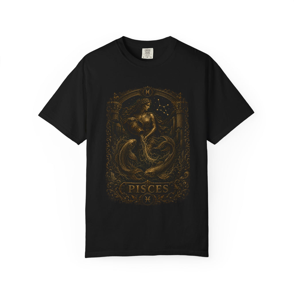 Pisces Zodiac Mermaid T-Shirt | Astrological Sign Graphic Tee