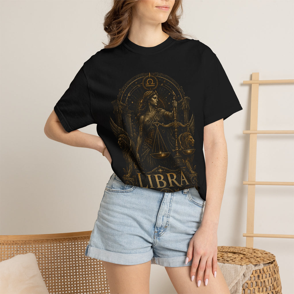 Libra Zodiac Scales T-Shirt | Astrological Sign Tee