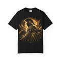 Achilles Warrior Illustration T-shirt | Spartan Helmet Greek Mythology Tee