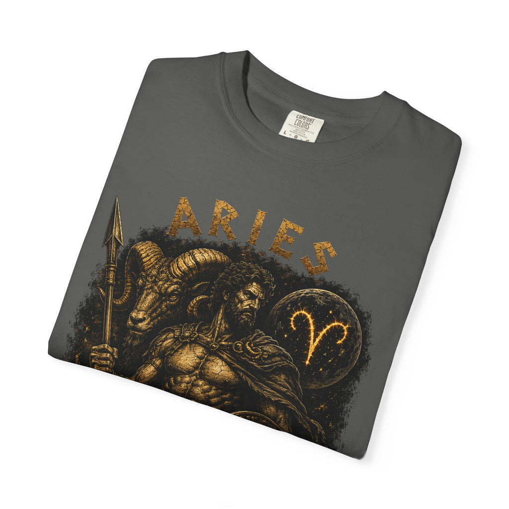Aries Warrior Ram Graphic T-shirt | Zodiac Constellation Astrology