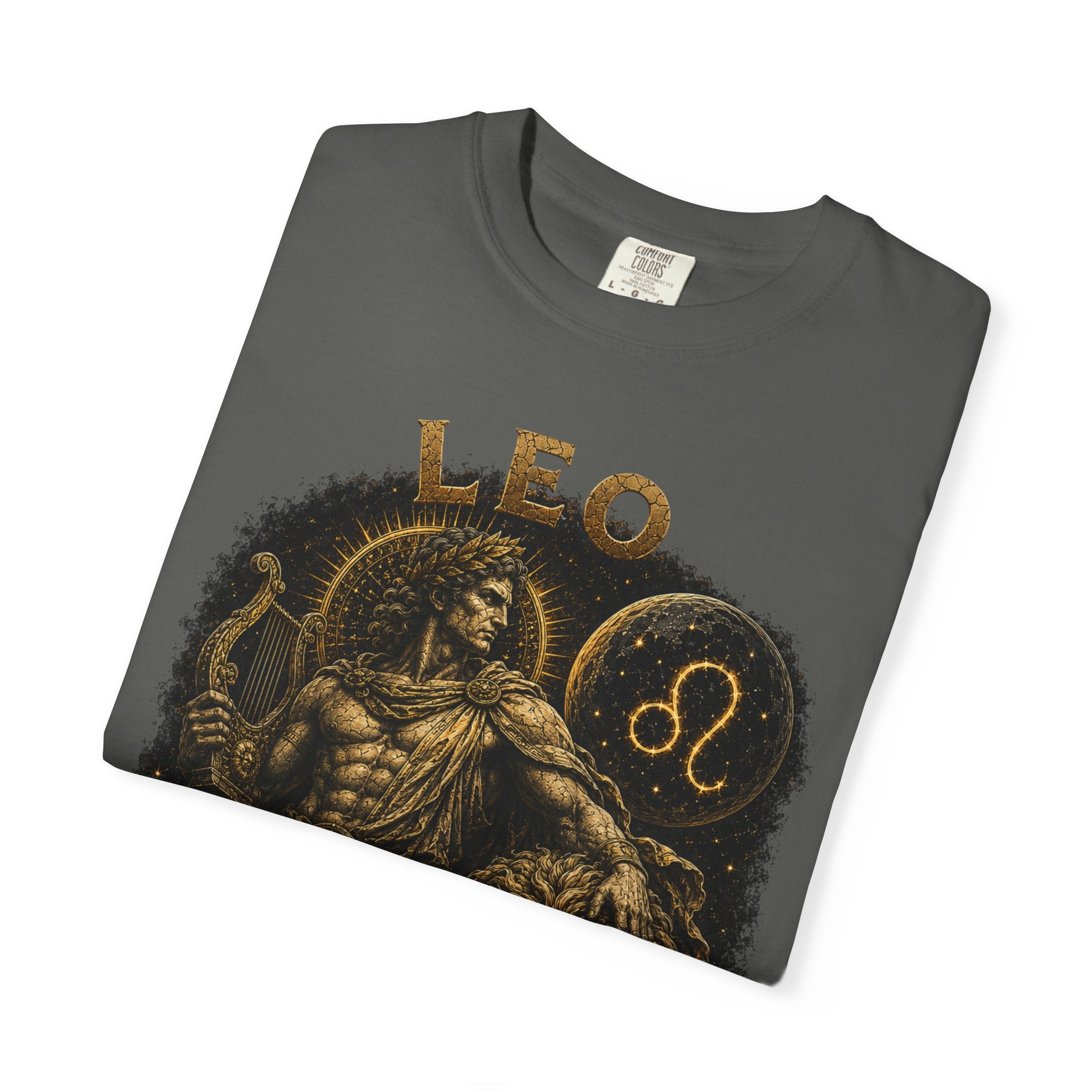 Leo Zodiac Lion Illustration T-shirt | Astrological Sign Tee