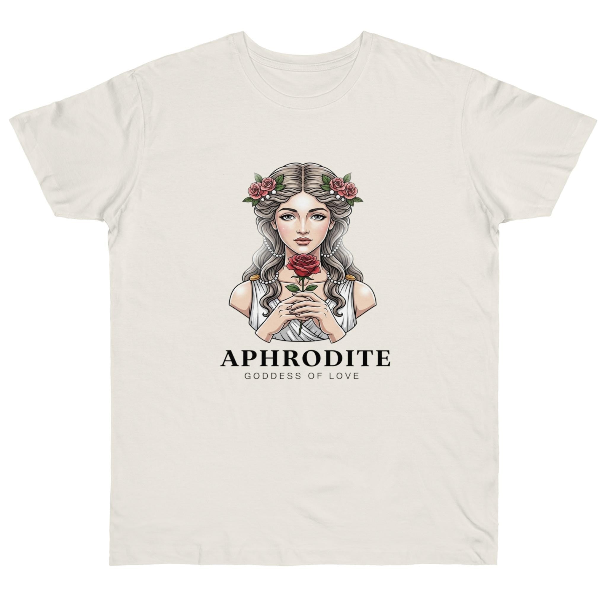 Aphrodite Greek Goddess T-Shirt | Love & Beauty Mythology Apparel | Divine Feminine Design | VellumFlow