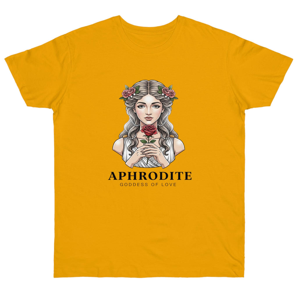 Aphrodite Greek Goddess T-Shirt | Love & Beauty Mythology Apparel | Divine Feminine Design | VellumFlow