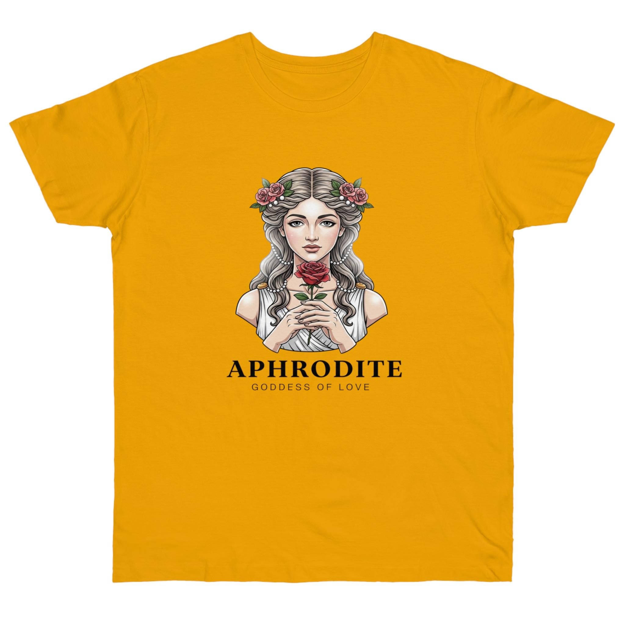 Aphrodite Greek Goddess T-Shirt | Love & Beauty Mythology Apparel | Divine Feminine Design | VellumFlow