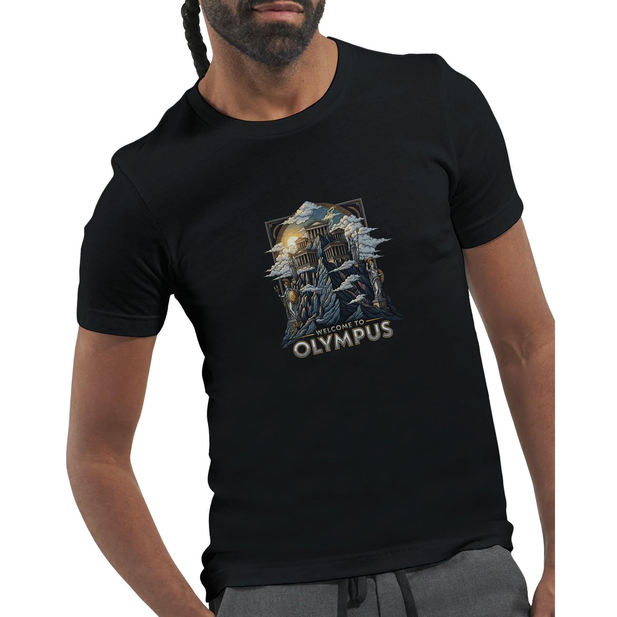 Welcome to Olympus T-Shirt – Soft Eco-Friendly Print – Unisex Clothing