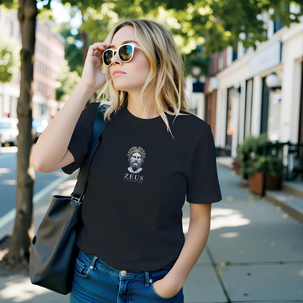 Zeus T-Shirt | Greek Mythology Art | Soft Unisex Tee for Mythology Lovers