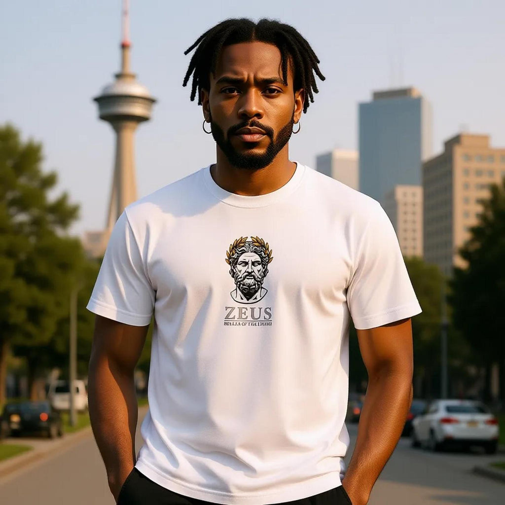 Zeus T-Shirt | Greek Mythology Art | Soft Unisex Tee for Mythology Lovers
