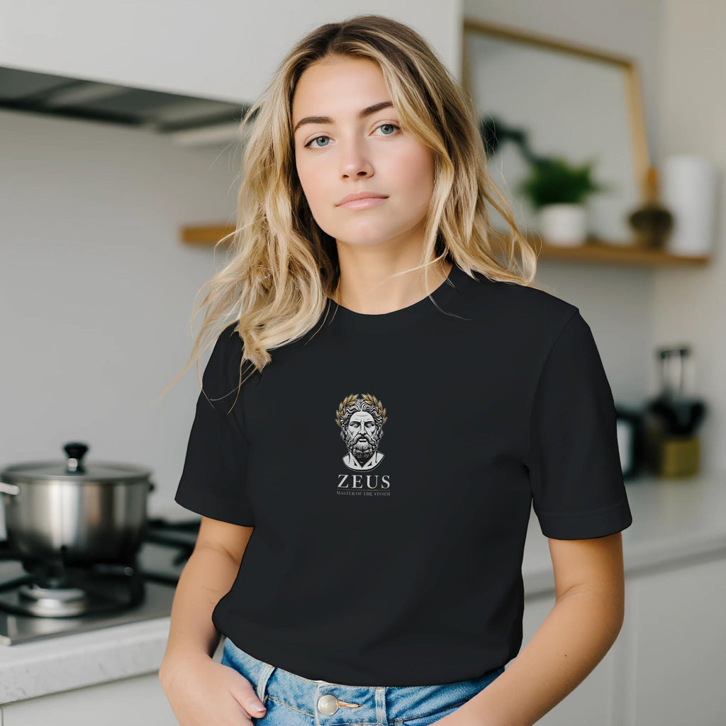 Zeus T-Shirt | Greek Mythology Art | Soft Unisex Tee for Mythology Lovers