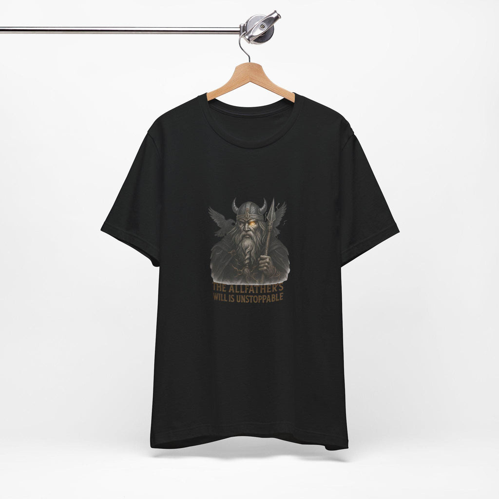 Minimalist T-Shirt with a design odin, Norse Mythology Graphic Tee, Unisex Casual Top, Odin Symbol Shirt, Simple Modern Tee, Weekend Outfit