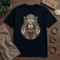 Shaman Girl T-Shirt, Minimalist Spiritual Soul Tee, Tribal Art Clothing