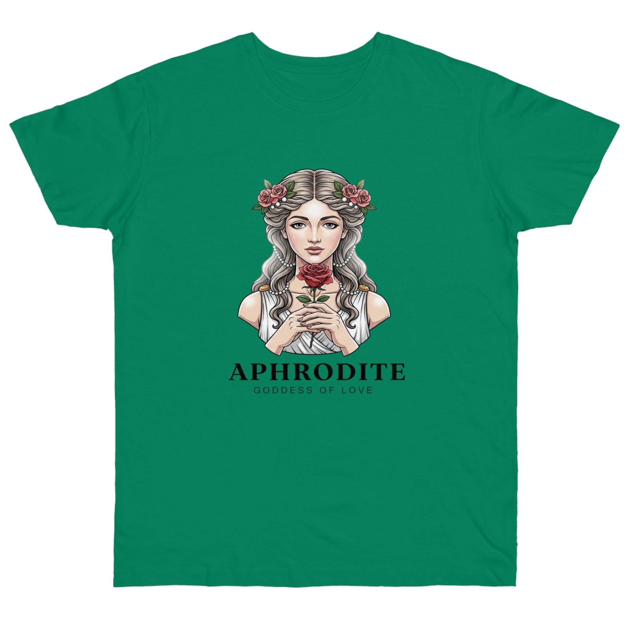 Aphrodite Greek Goddess T-Shirt | Love & Beauty Mythology Apparel | Divine Feminine Design | VellumFlow