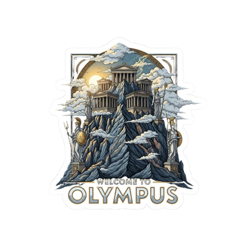 Mythical Olympus Kiss-Cut Stickers | Perfect for Laptops, Water Bottles, Journals, Gifts, Home Decor