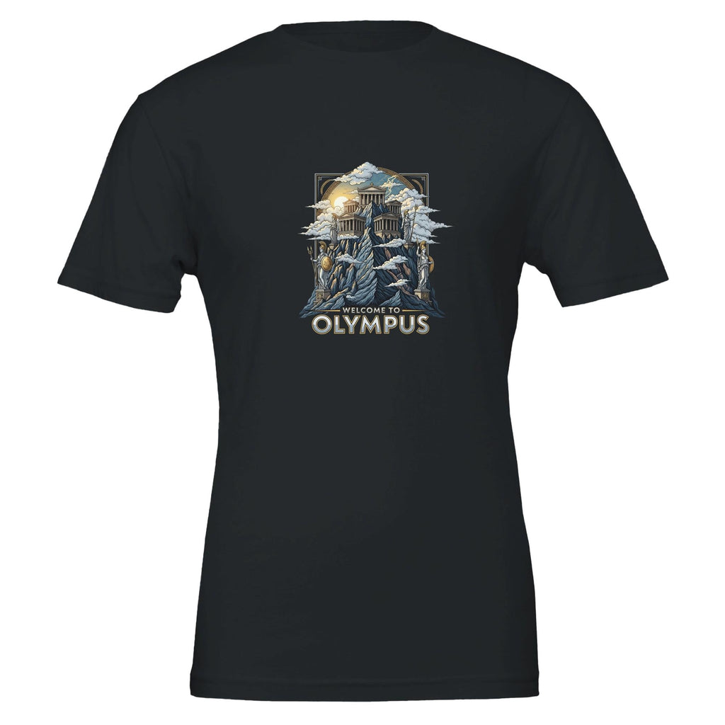 Welcome to Olympus T-Shirt – Soft Eco-Friendly Print – Unisex Clothing