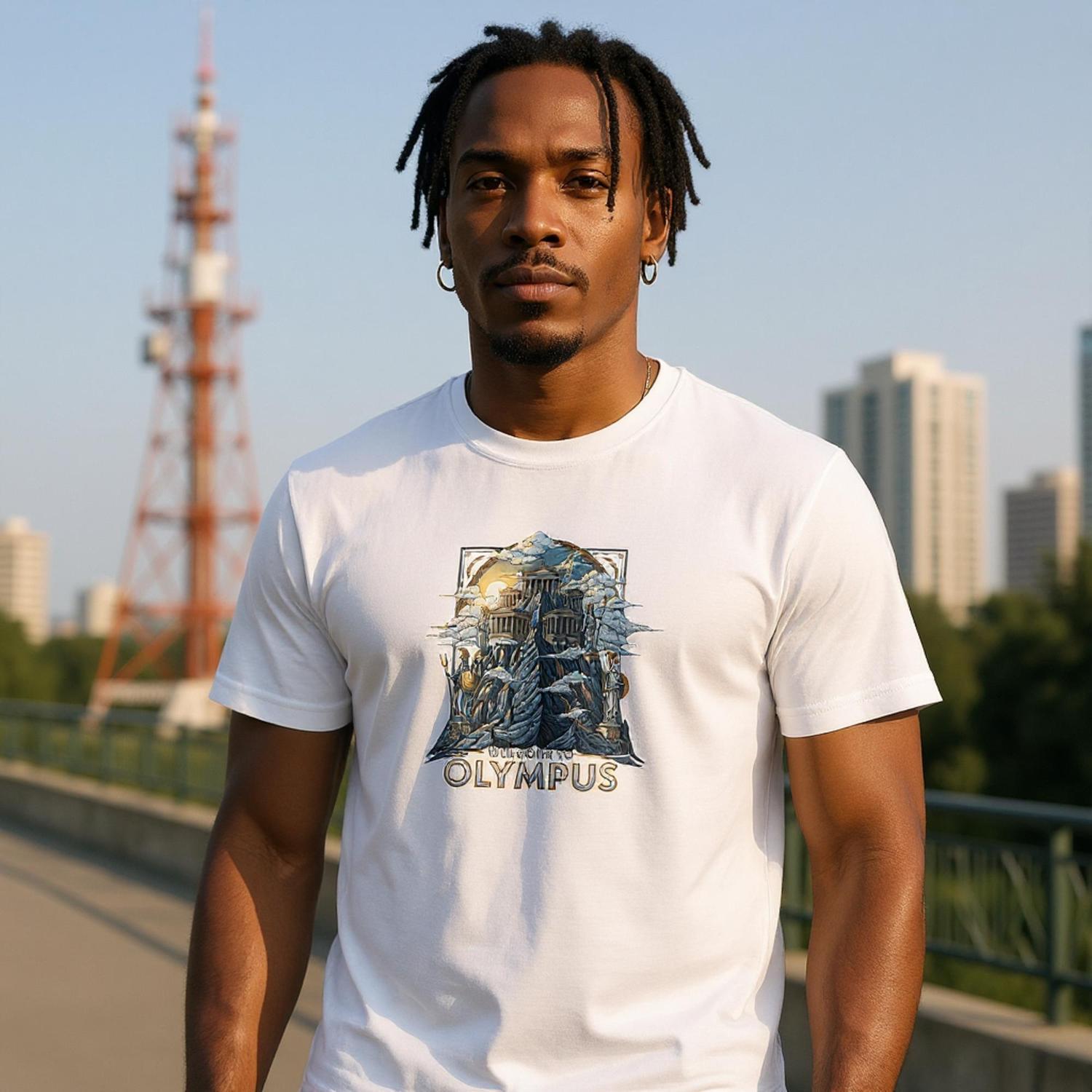 Welcome to Olympus T-Shirt – Soft Eco-Friendly Print – Unisex Clothing