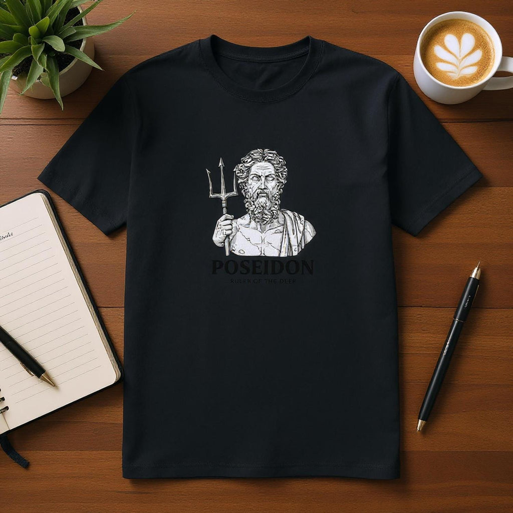 Poseidon Graphic T-Shirt | Greek Mythology Inspired