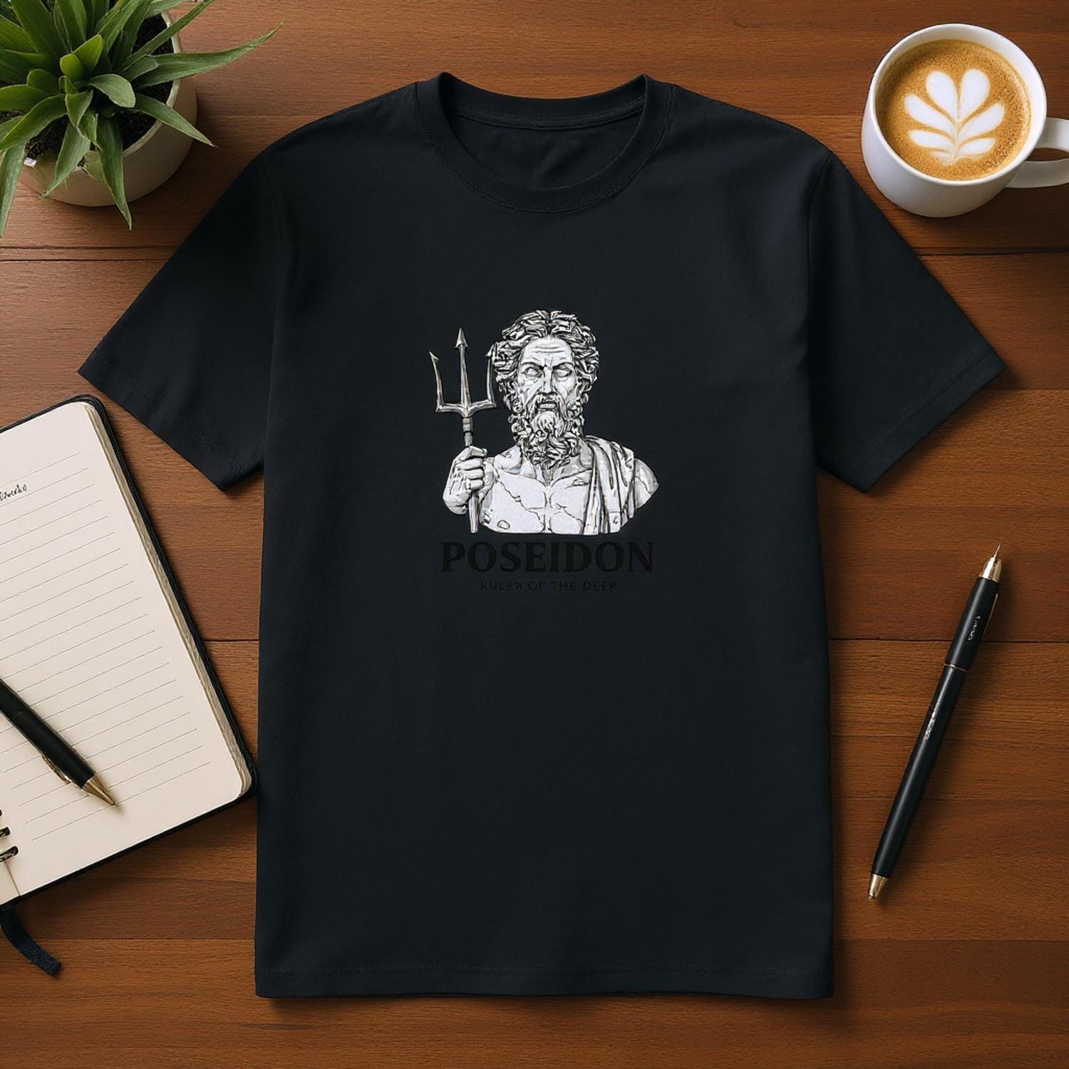 Poseidon Graphic T-Shirt | Greek Mythology Inspired