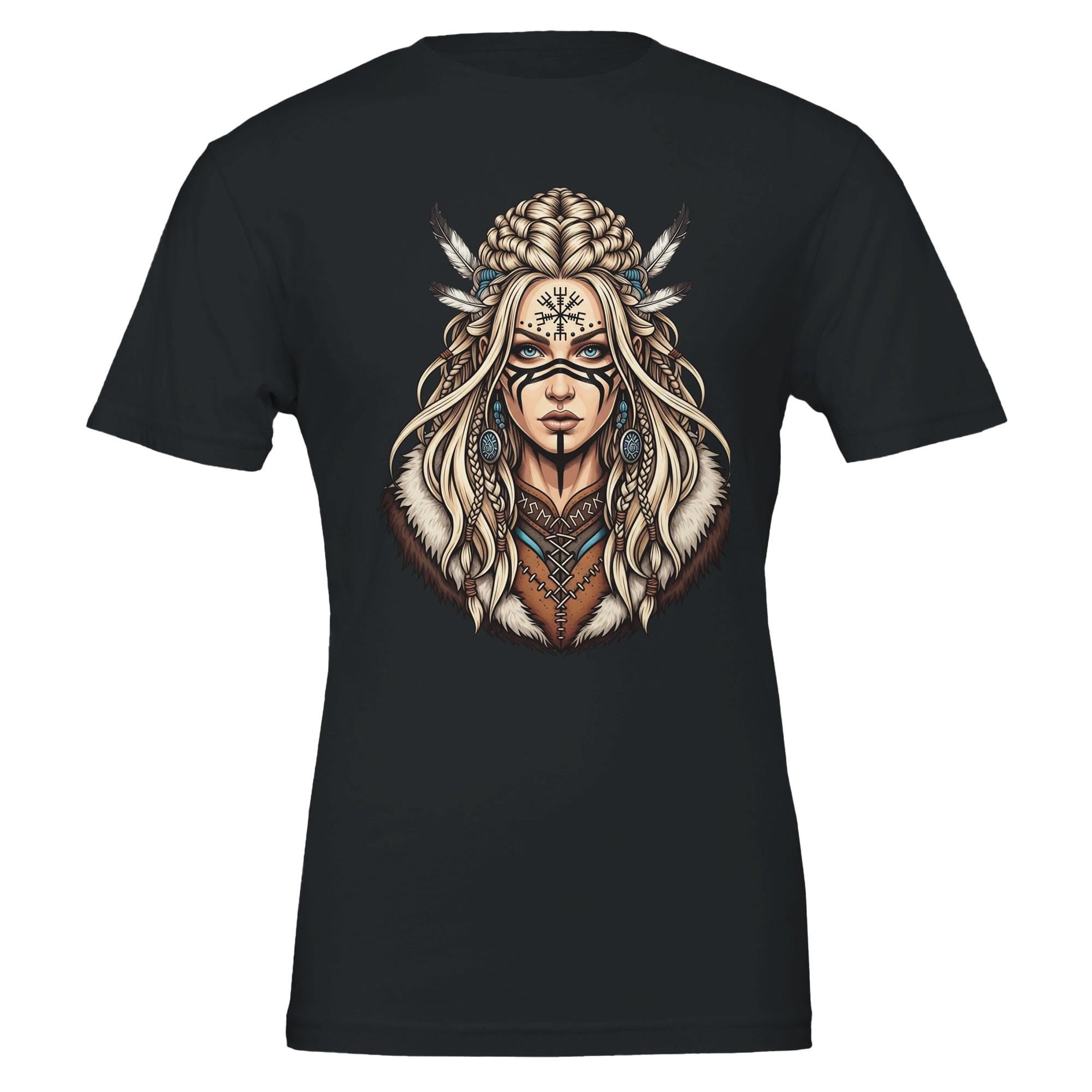 Shaman Girl T-Shirt, Minimalist Spiritual Soul Tee, Tribal Art Clothing