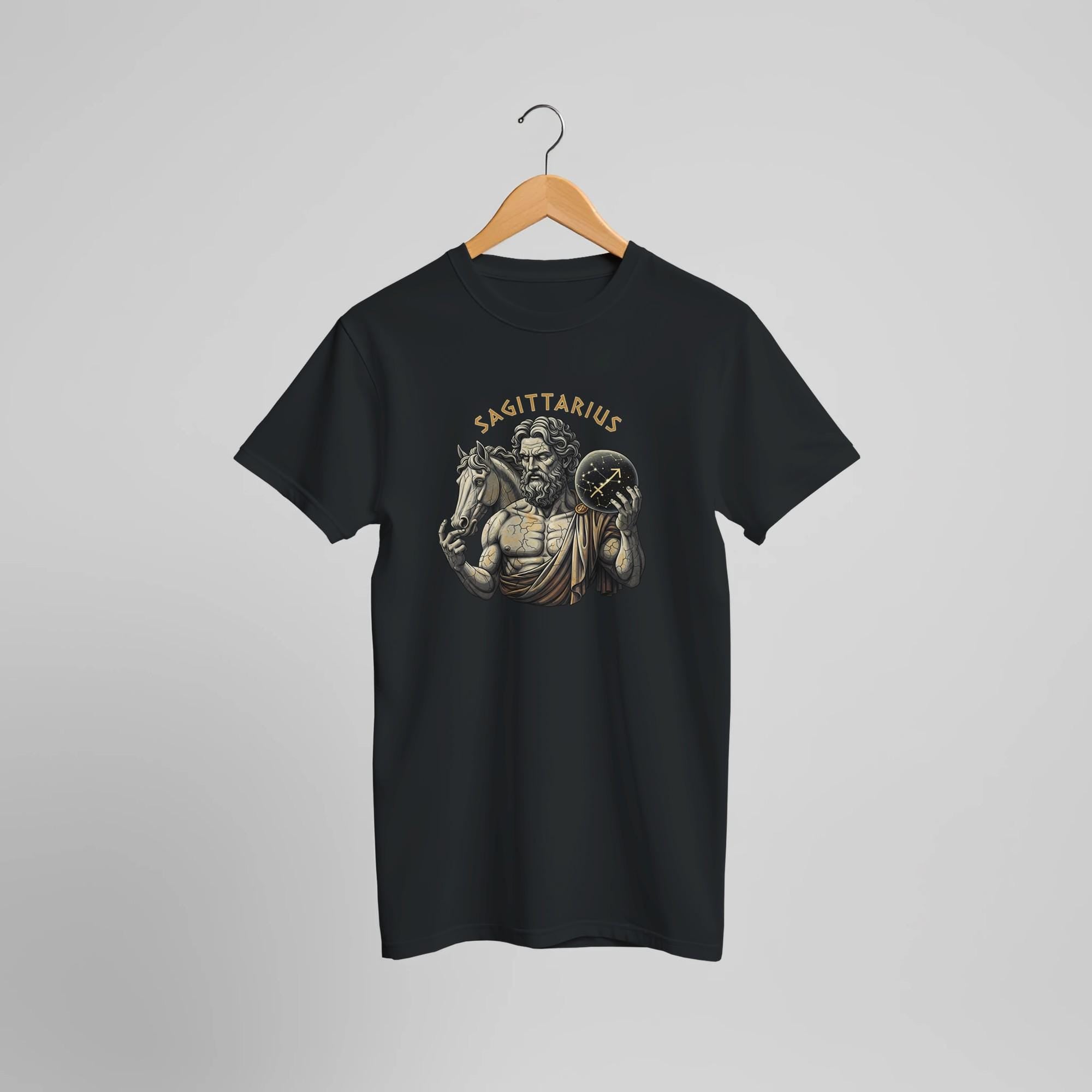 Minimalist Zeus Sagittarius T-Shirt - Unisex Cotton Tee - Perfect Astrology Gift